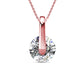 Mira Pendant & Earring Set Encrusted with Crystals from Swarovski