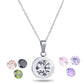 Interchangeable Solitaire Pendant Encrusted with Crystals from Swarovski