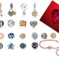 With Love Luxury Charms and Bracelets Box Set Made with Swarovski Crystals