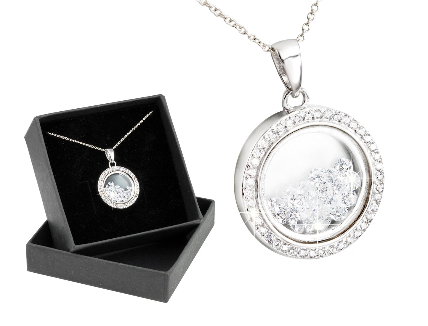 Enchanted Pendant Collection Encrusted with Crystals from Swarovski